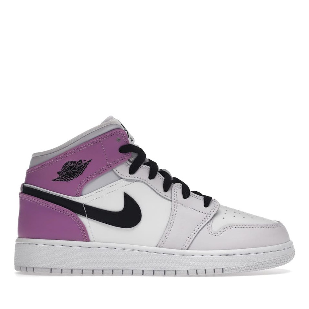 Nike Nike Air Jordan 1 Mid GS White Barely Grape Size 5.5 You